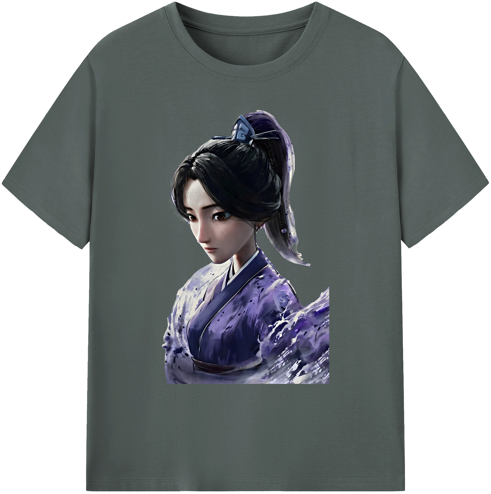 （画像用） Ne Zha 2 ナタ 魔童の大暴れ 綿100％ メンズ半袖Tシャツ｜肌触りやわらか＆通気性